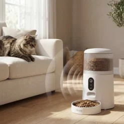 Princess - Automatische Voerbak 4L - HD Camera & Smart - Kat & Hond - App - RVS Kom - 610045