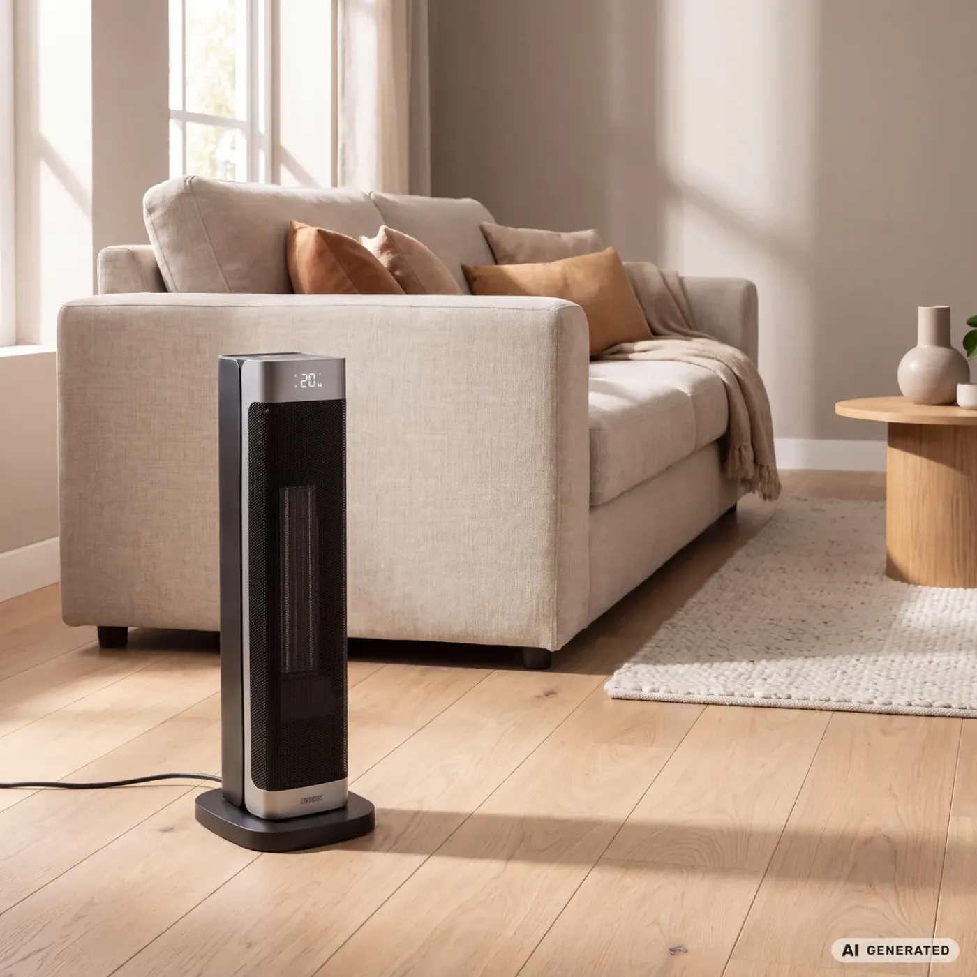 Princess 344559 - Keramische Kachel - Elektrische Verwarming - Ventilatorkachel - 2200w