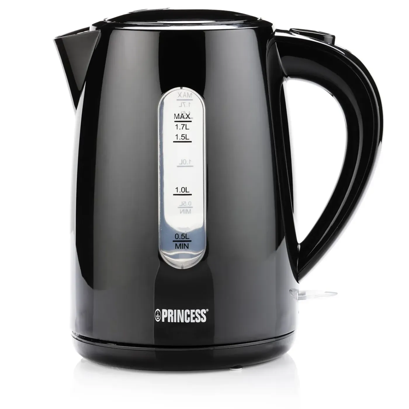 Princess Waterkoker Zwart - 1,7 Liter - 2200 Watt - 360 Graden Draaibaar - 236017