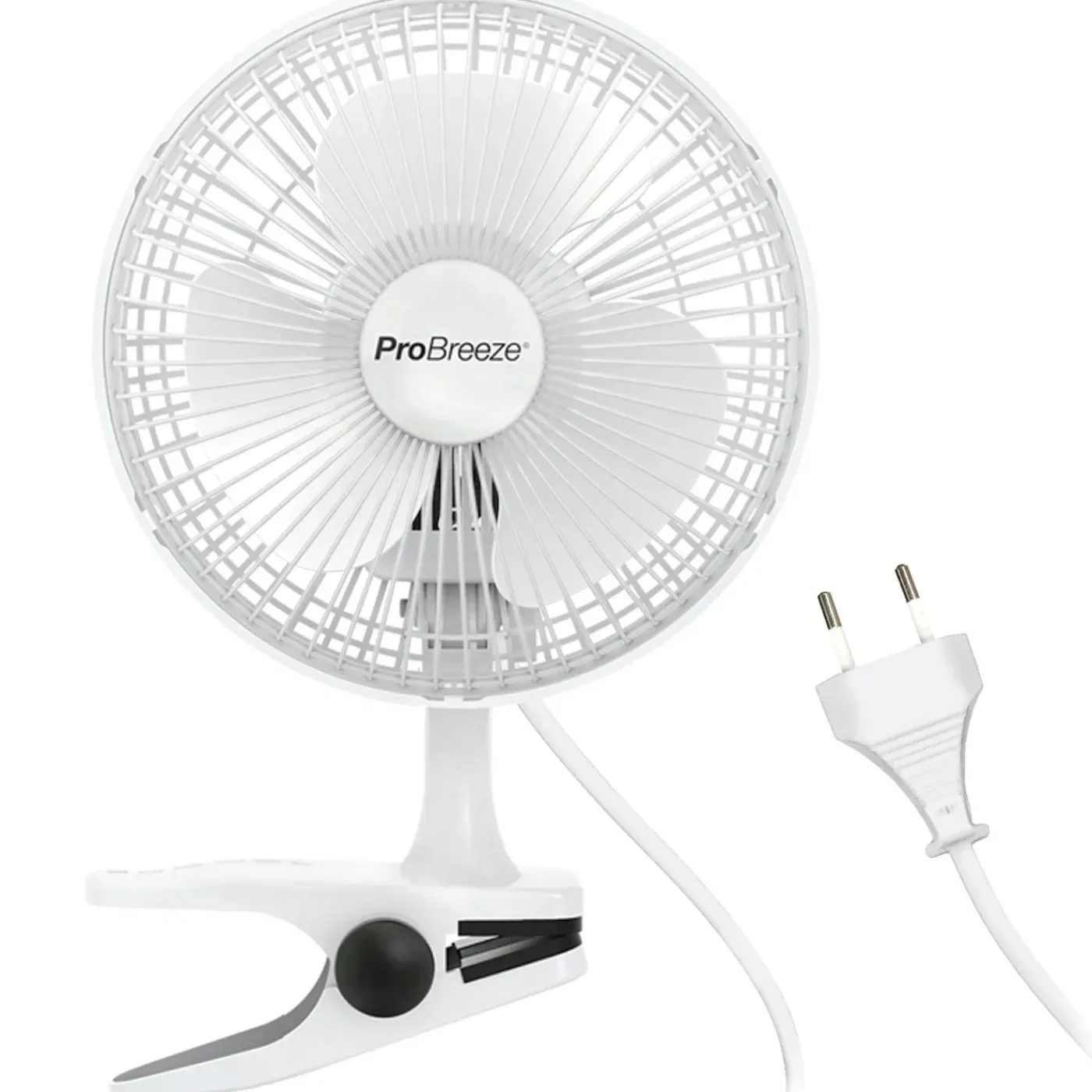 Pro Breeze Mini Ventilator - Met Klem - Wit