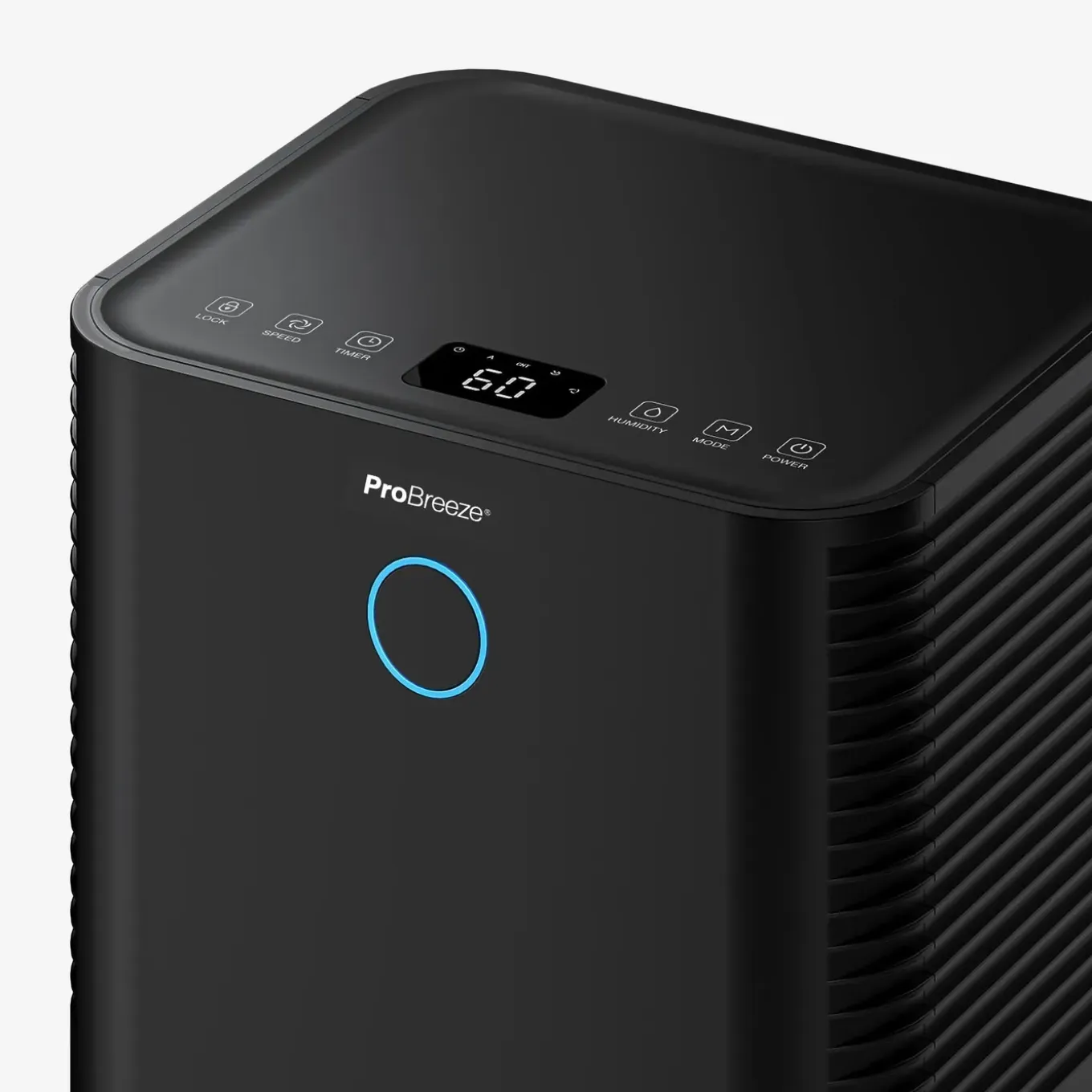Pro Breeze Omnidry Luchtontvochtiger 12l/dag - Automatische Vochtigheidssensor & Wasdroogfunctie