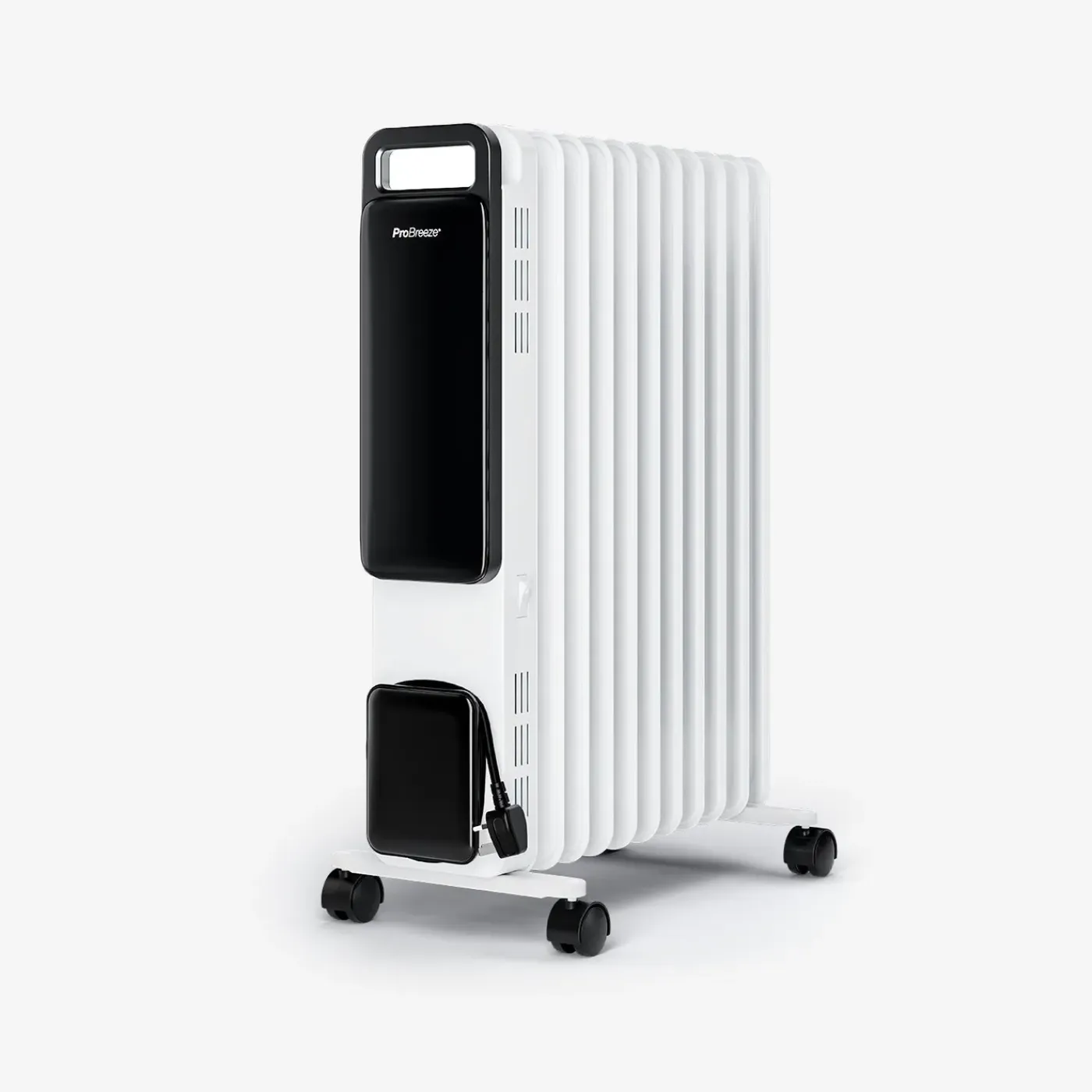 Pro Breeze Omniwarm Oliegevulde Radiator 2500w - 11 Vinnen, Eco-modus & Digitaal Display