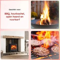 PROF XL Aanmaakblokjes - Wit - 6 Doosjes - 108 Stuks