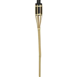 Pro Garden Tuinfakkels Voor Lampenolie - 1x - Bamboe - 65 Cm