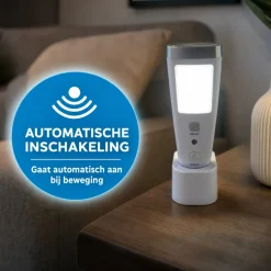 Prolight Led Noodverlichtingslamp 3-in-1 Wit Met Bewegingssensor - 3 M