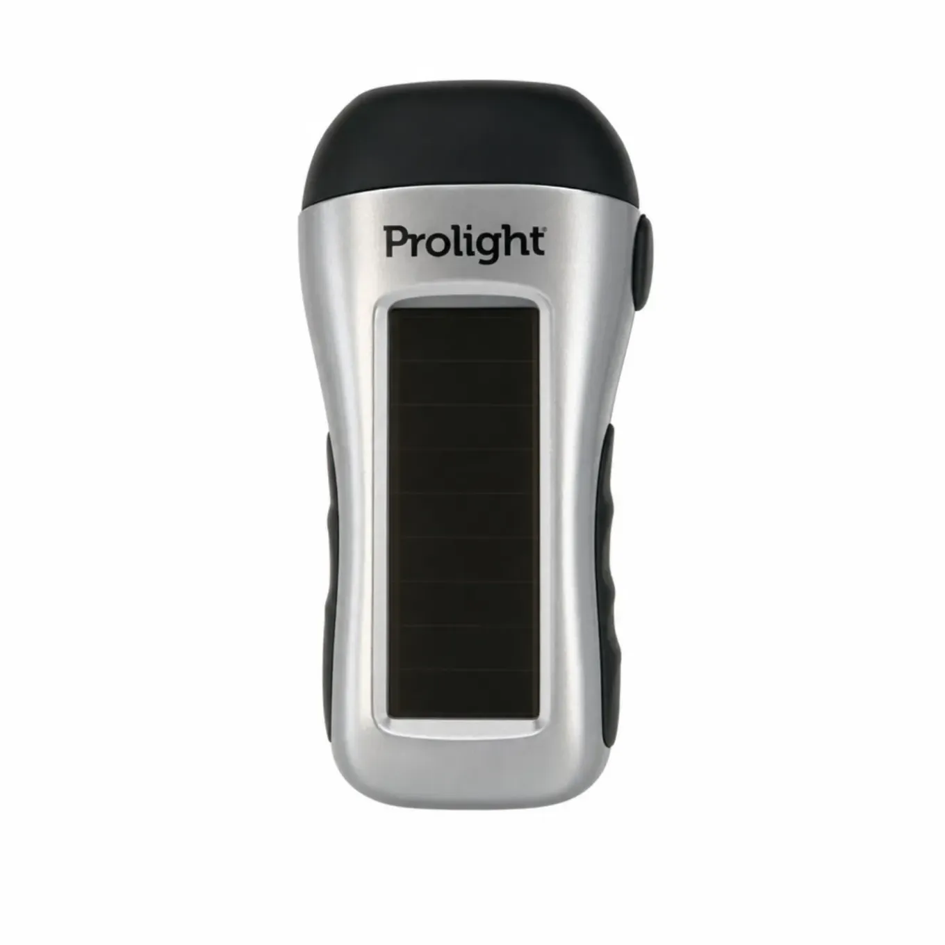 Prolight Zaklamp Oplaadbaar Via Dynamo, Usb En Solar - Grijs