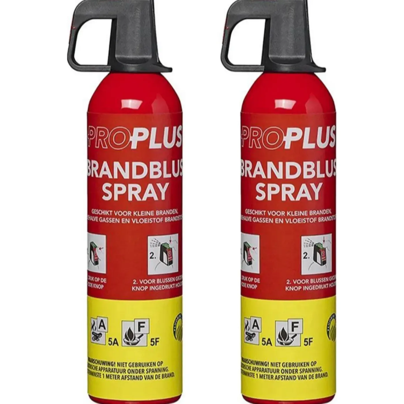 Proplus - Brandblusser - Rood - 750 Ml - 2 Stuks - Spuitblusser