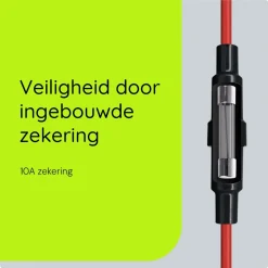 ProRide - Usb/usb-c Snellader - 3 Poorten - Qc3.0 18w - Voltmeter - Schakelaar - 12v