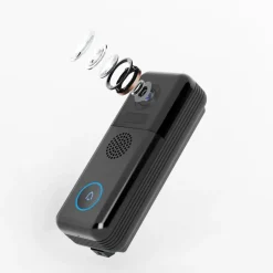 Protectly Deurbel 2k Video - Bedraad/draadloos - Gong - 64gb Sd