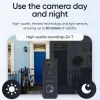 Protectly Deurbel 2k Video - Camera Draadloos - Gong - 64gb Sd