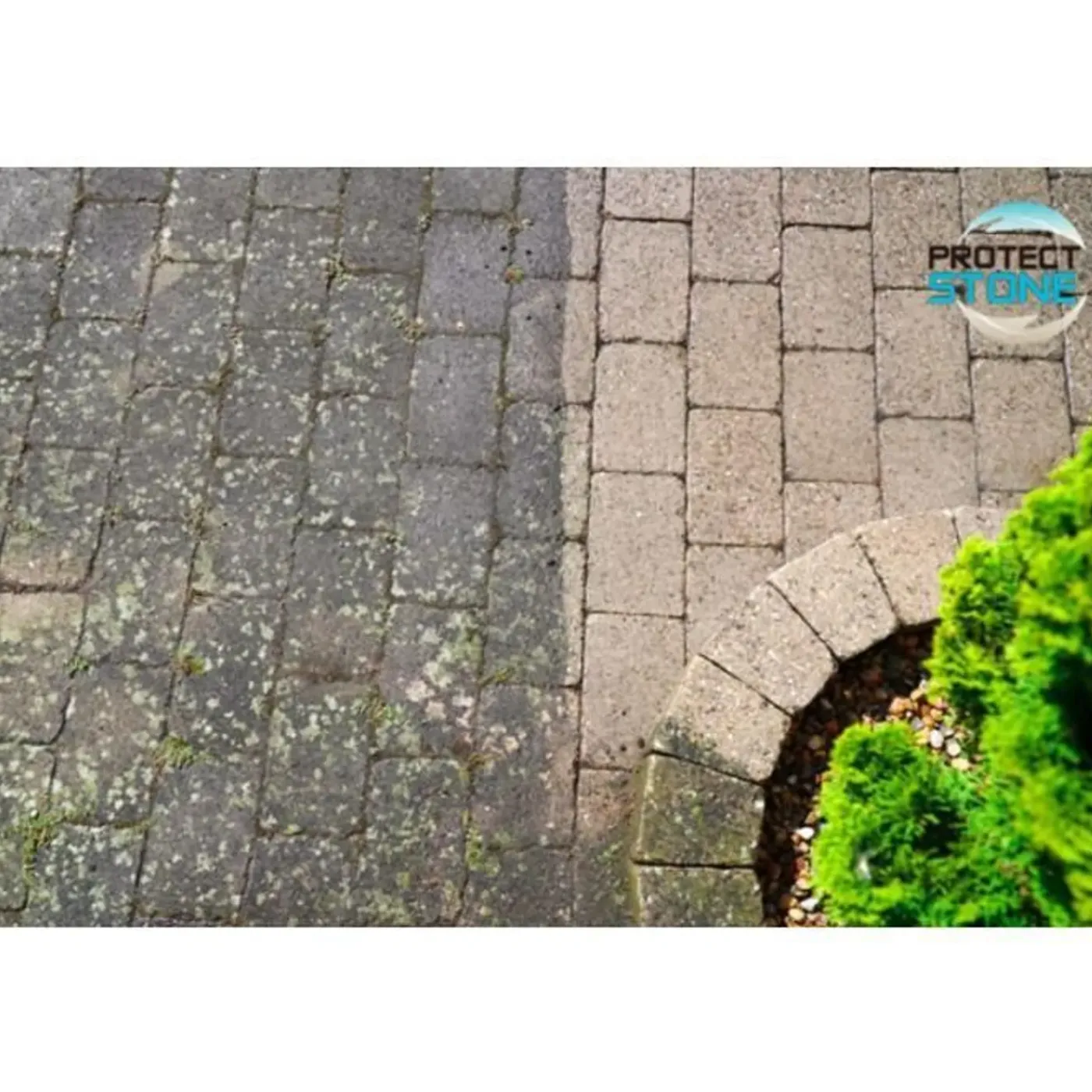 PROTECT STONE - Cementrestenverwijderaar - Verbeterde Werking Tegen Schuim - 5 L