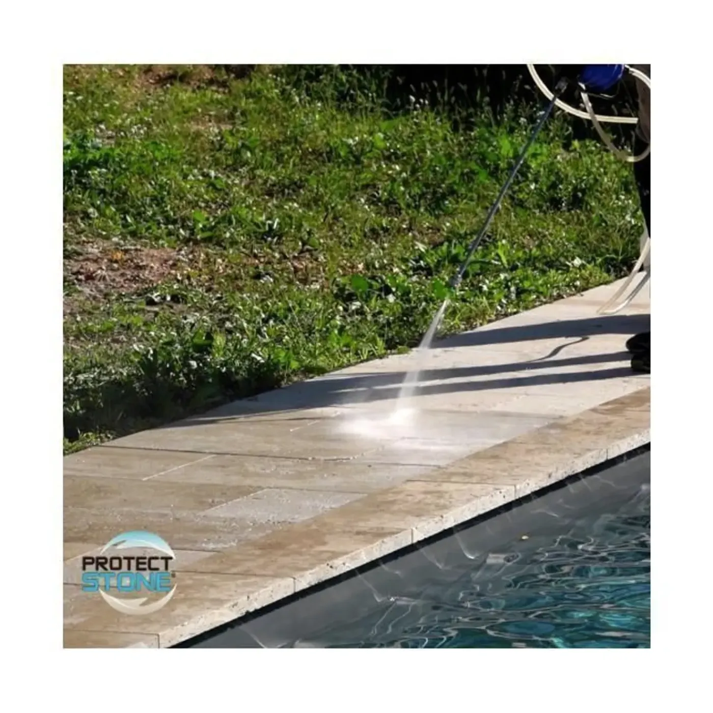 PROTECT STONE - Waterafstotend - Vlekwerende Bescherming Voor Terrassen - 5 L