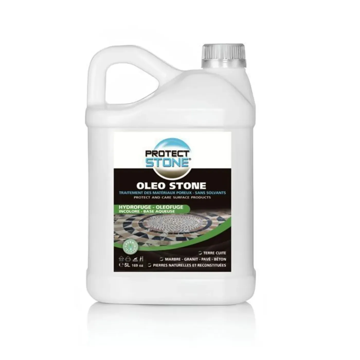 PROTECT STONE - Waterafstotend - Vlekwerende Bescherming Voor Terrassen - 5 L