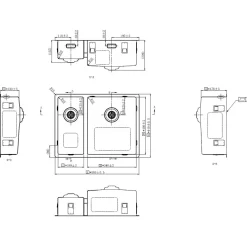 Pure.sink Comfort 1,5 Anderhalve Rvs Spoelbak 18+34 Cm Grote Bak Rechts Pcm183440-02.