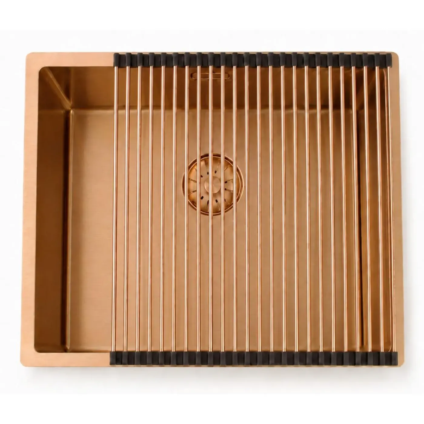 Pure.Sink Comfort Pvd Rosé Koper Spoelbak 50x40 Cm 10mm Radius Onderbouw, Vlakbouw En Opbouw