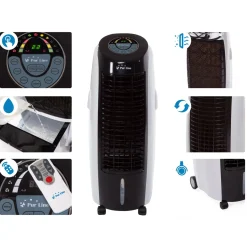 Purline Draagbare Verdampingsairconditioner Met 6 Snelheden En Timer
