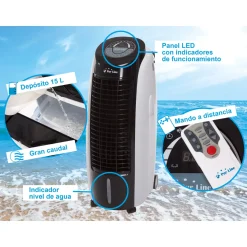 Purline Draagbare Verdampingsairconditioner Met 6 Snelheden En Timer