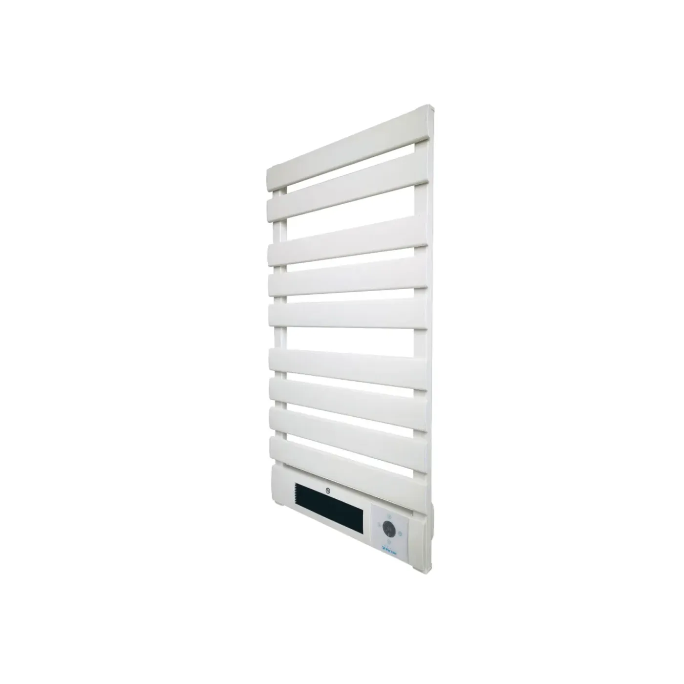 PURLINE Elektrisch Handdoekrek 1500w In Aluminium- Wit- Led-display En Wifi-bediening