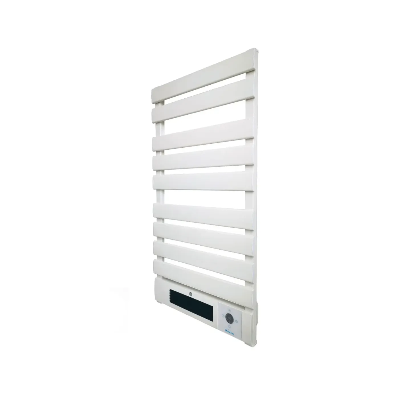 PURLINE Elektrisch Handdoekrek 1500w In Aluminium- Wit- Led-display En Wifi-bediening