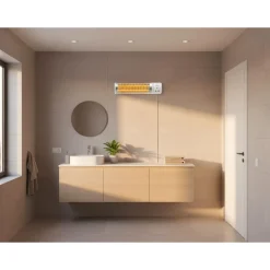 Purline Halogeen Verwarming 1200w- Badkamer Verwarming