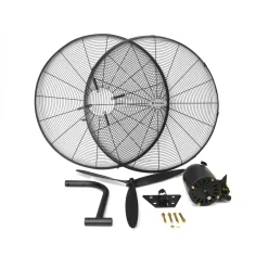 PURLINE Industriële Wandventilator 230w Met Aluminium Bladen