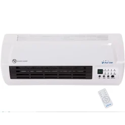 Purline Keramische Splitverwarmer 2000 W- Wandmontage- Wit- Afstandsbediening- Timer- 3 Bedrijfsmodi