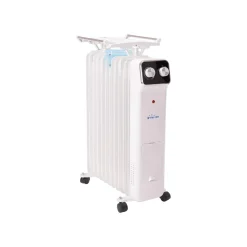 PURLINE Oliekoeler In Wit Met Bevochtigingsreservoir 2500 W