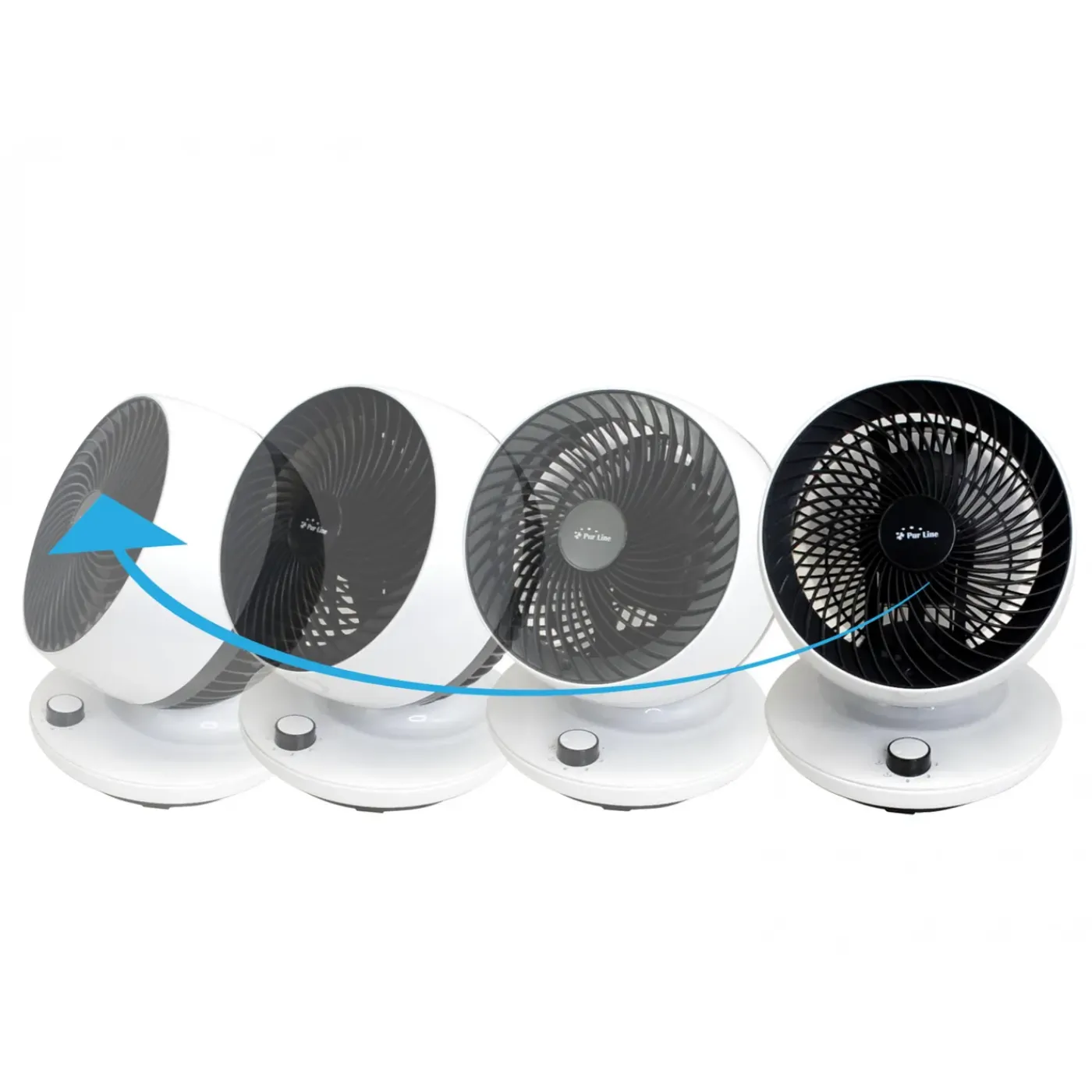 PURLINE Tafelventilator Met Verticale Oscillatie