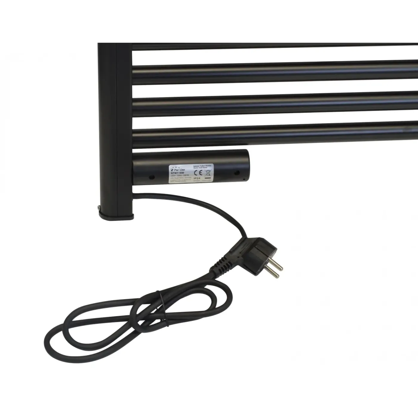 PURLINE 500 W Aluminium Handdoekhouder Met Timer