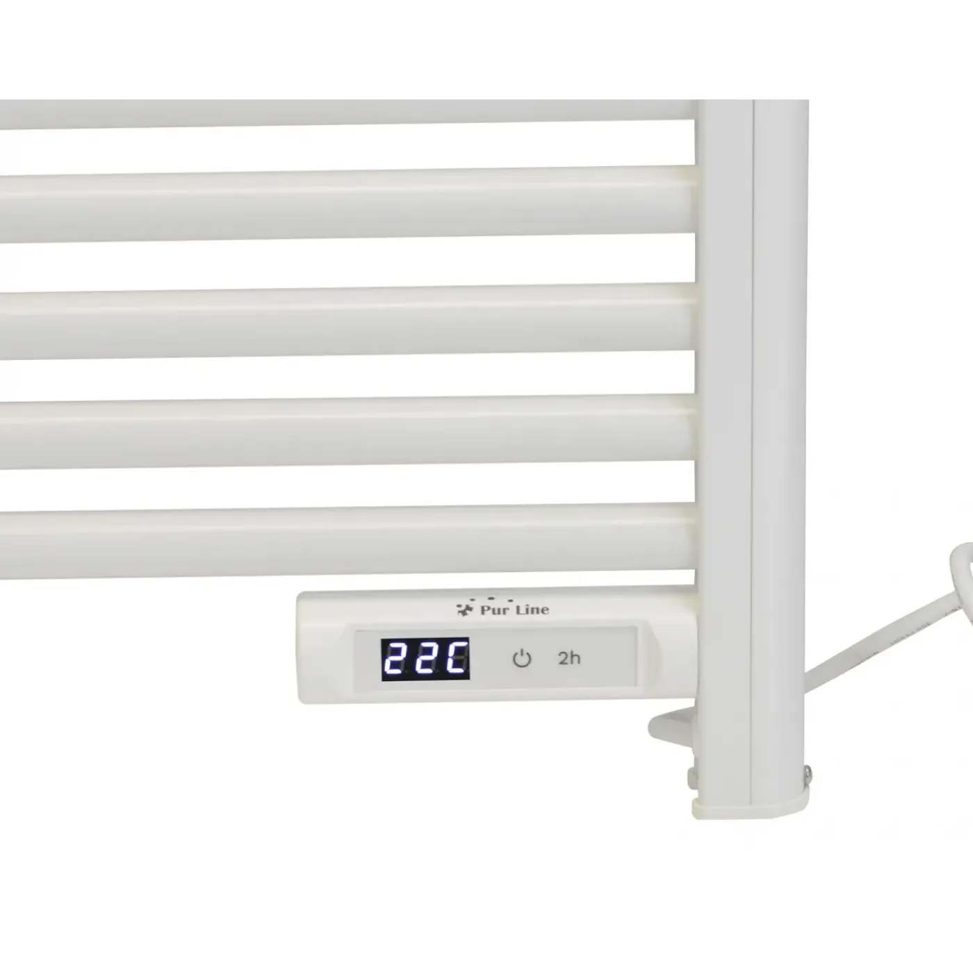 PURLINE 500 W Aluminium Handdoekhouder Met Timer