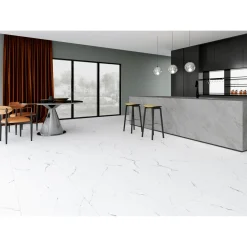 Overig PVC-tegel XXL Solid Rock Light Marble - 4-zijdige V-groef - 8,5mm - Pakketinhoud 2,977m²
