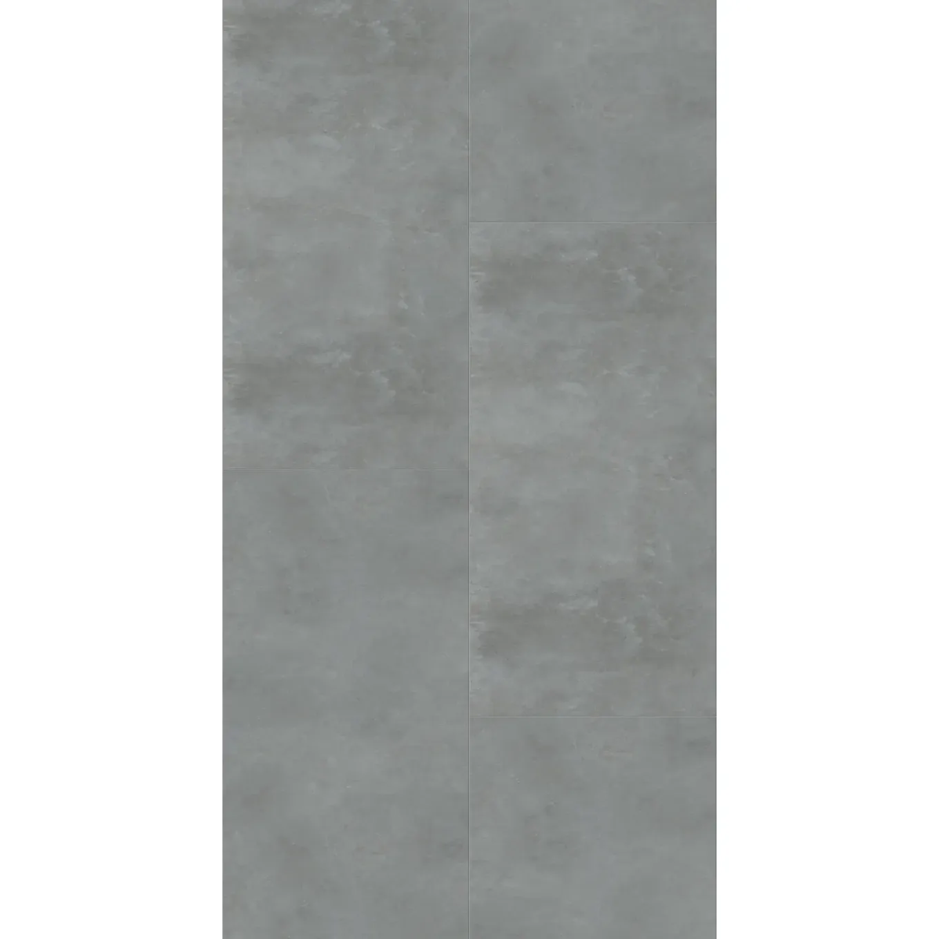 PVC Vloertegel XXL Solid Rock Grey Concrete - 4-zijdige V-groef - 2,977m²