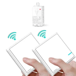 PWR4U Draadloze wisselschakelaar set - Inbouw - Klik aan klik uit bediening