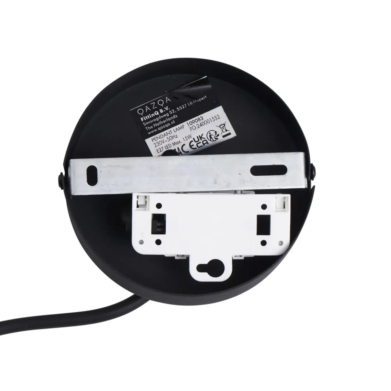 Qazqa Buiten Hanglamp Zwart Ip44 - Cava