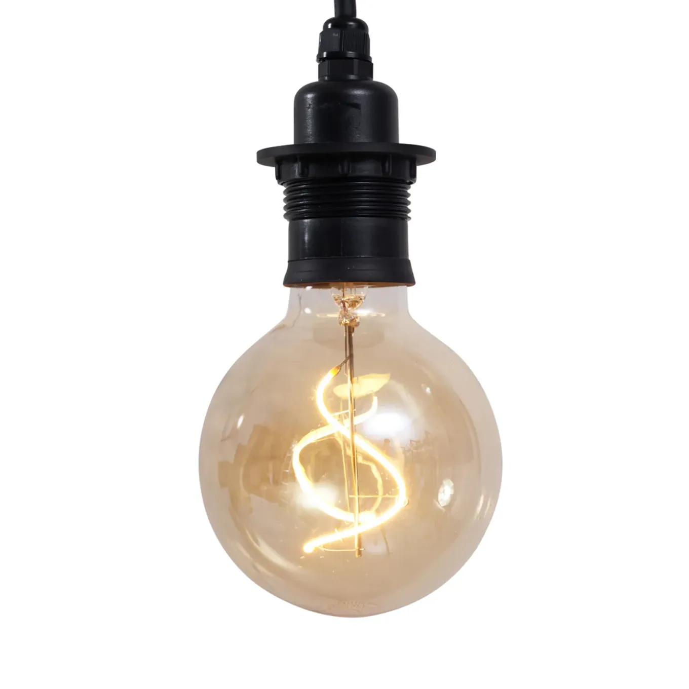 Qazqa Buiten Hanglamp Zwart Ip44 - Cava