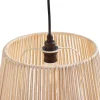 Qazqa Buiten Hanglamp Zwart Met Beige Kappen Van Touw 3-lichts Ip44 - Cava Jayla