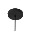 QAZQA Buiten Hanglamp Zwart Met Beige Kap Van Touw Ip44 - Cava Jayla