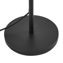 QAZQA Buiten Vloerlamp Zwart Met Kap Zwart Touw Ip44 - Virginia Jayla