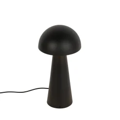 QAZQA Buiten Vloerlamp Zwart 50 Cm - Mushroom