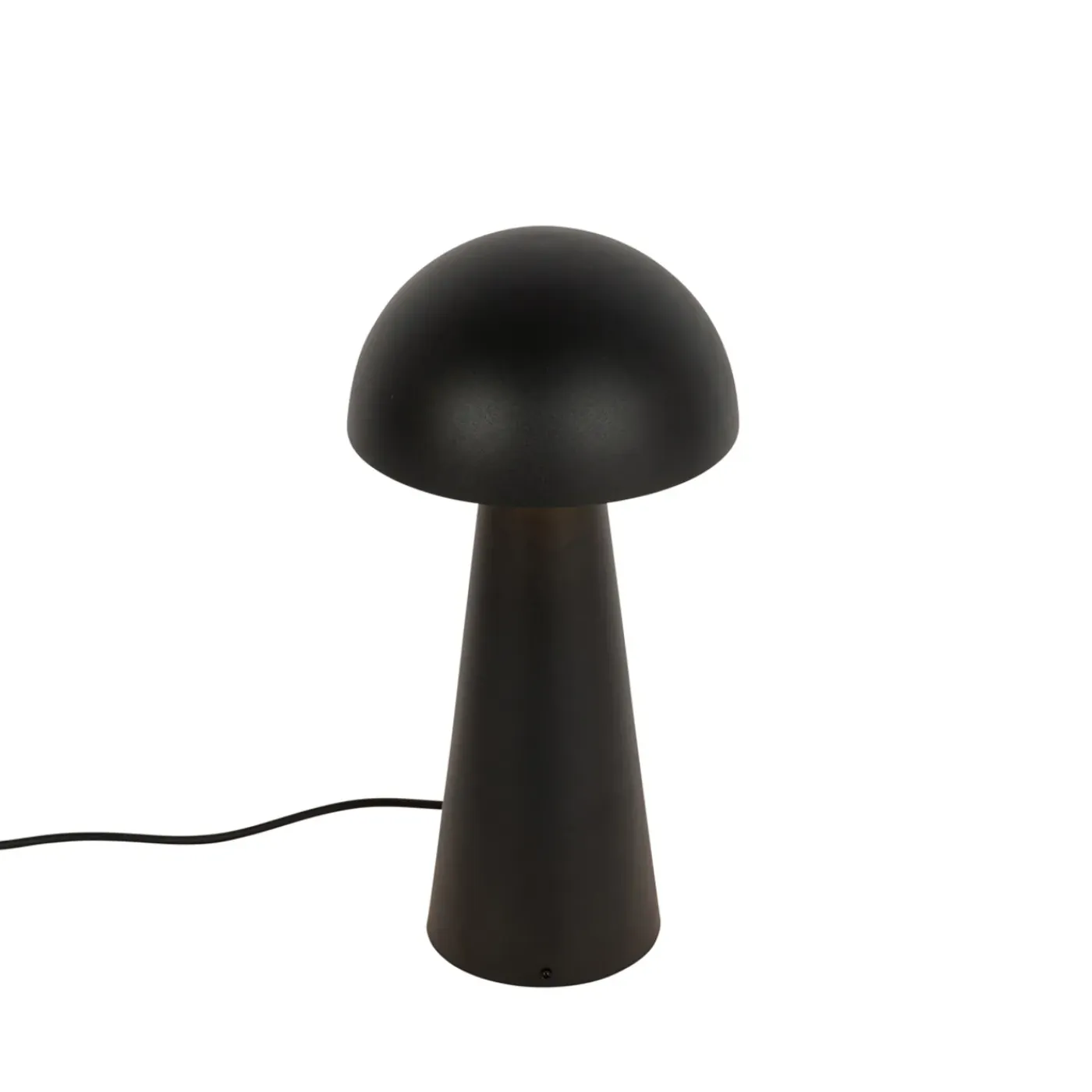QAZQA Buiten Vloerlamp Zwart 50 Cm - Mushroom