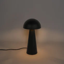 QAZQA Buiten Vloerlamp Zwart 50 Cm - Mushroom