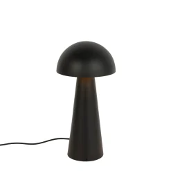 QAZQA Buiten Vloerlamp Zwart 50 Cm - Mushroom