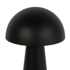 QAZQA Buiten Vloerlamp Zwart 50 Cm - Mushroom