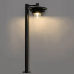 QAZQA Design Buiten Paaltje Zwart 100 Cm Ip44 - Morty