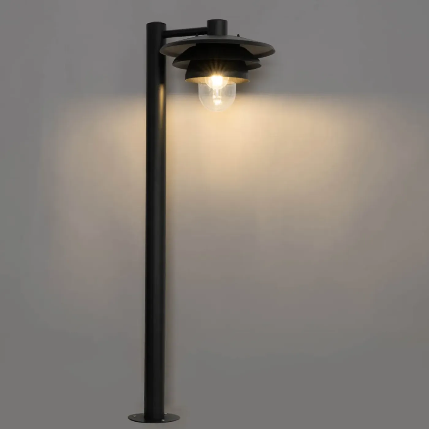 QAZQA Design Buiten Paaltje Zwart 100 Cm Ip44 - Morty