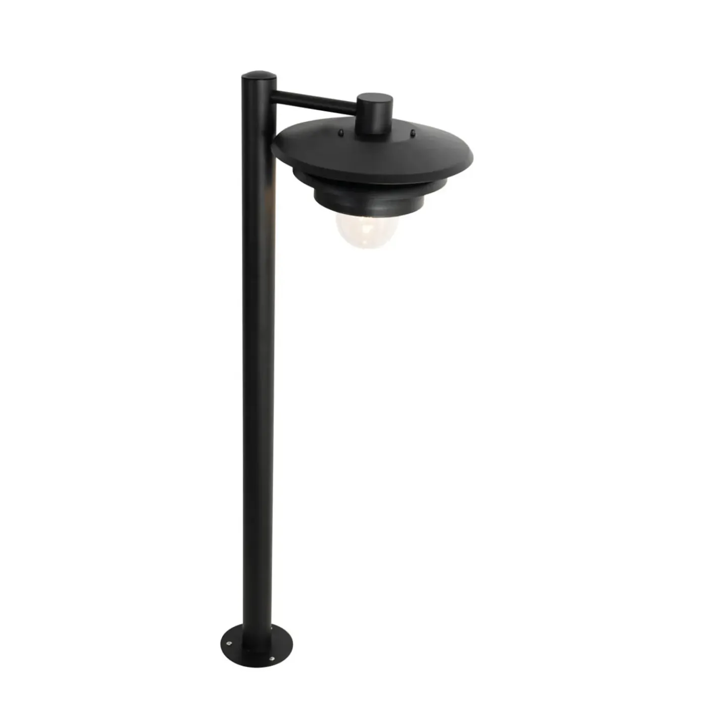 QAZQA Design Buiten Paaltje Zwart 100 Cm Ip44 - Morty