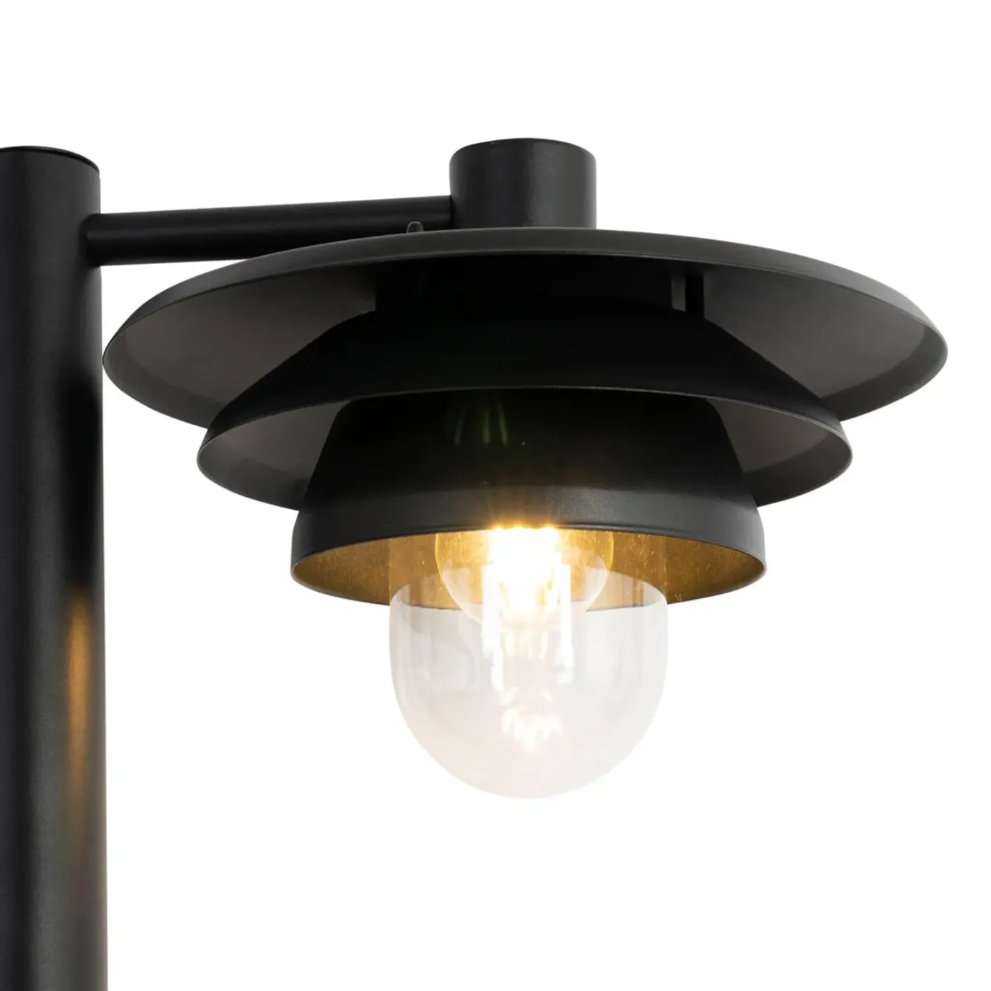 QAZQA Design Buiten Paaltje Zwart 100 Cm Ip44 - Morty