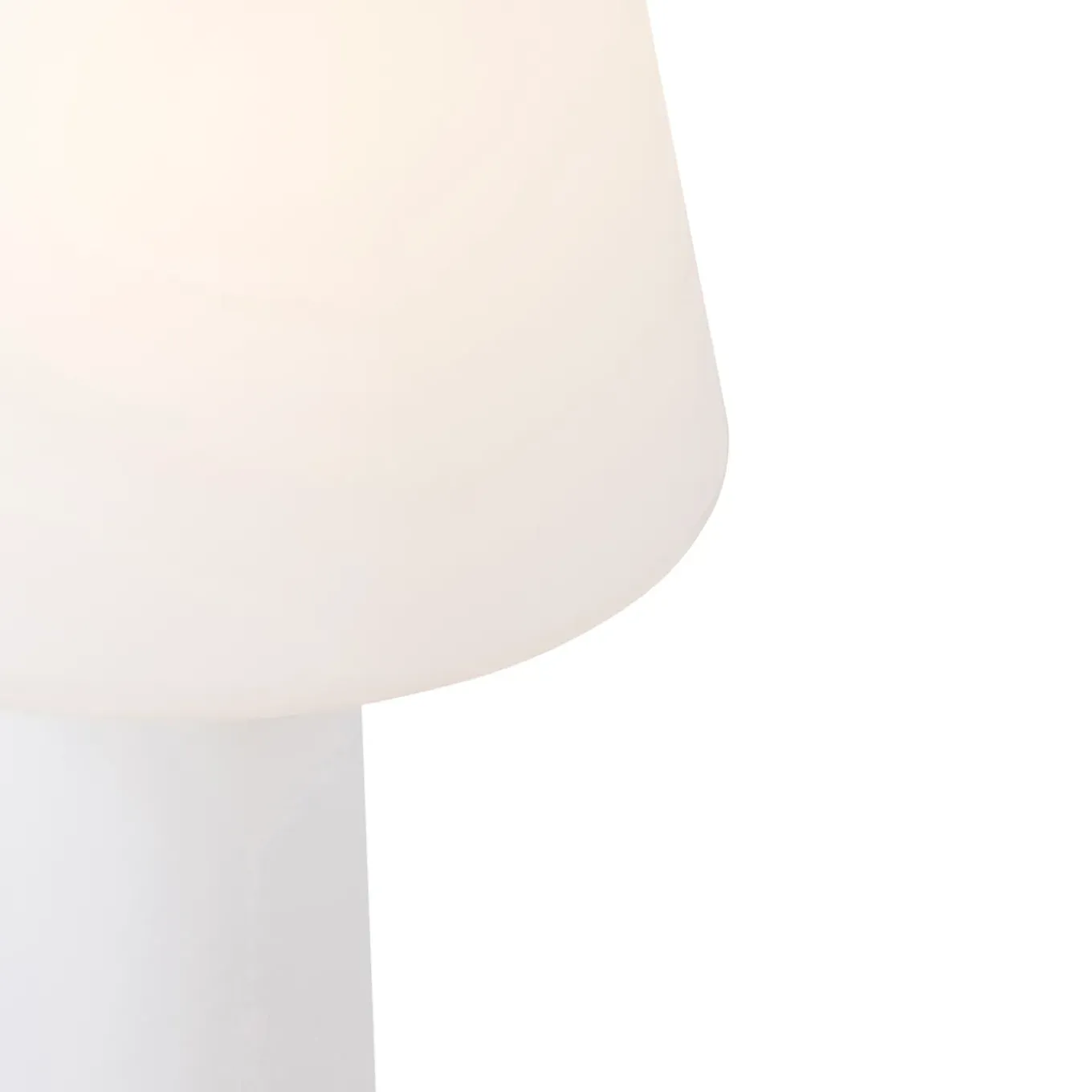Qazqa Design Buiten Vloerlamp Mushroom Wit Ip44 - Katrijn