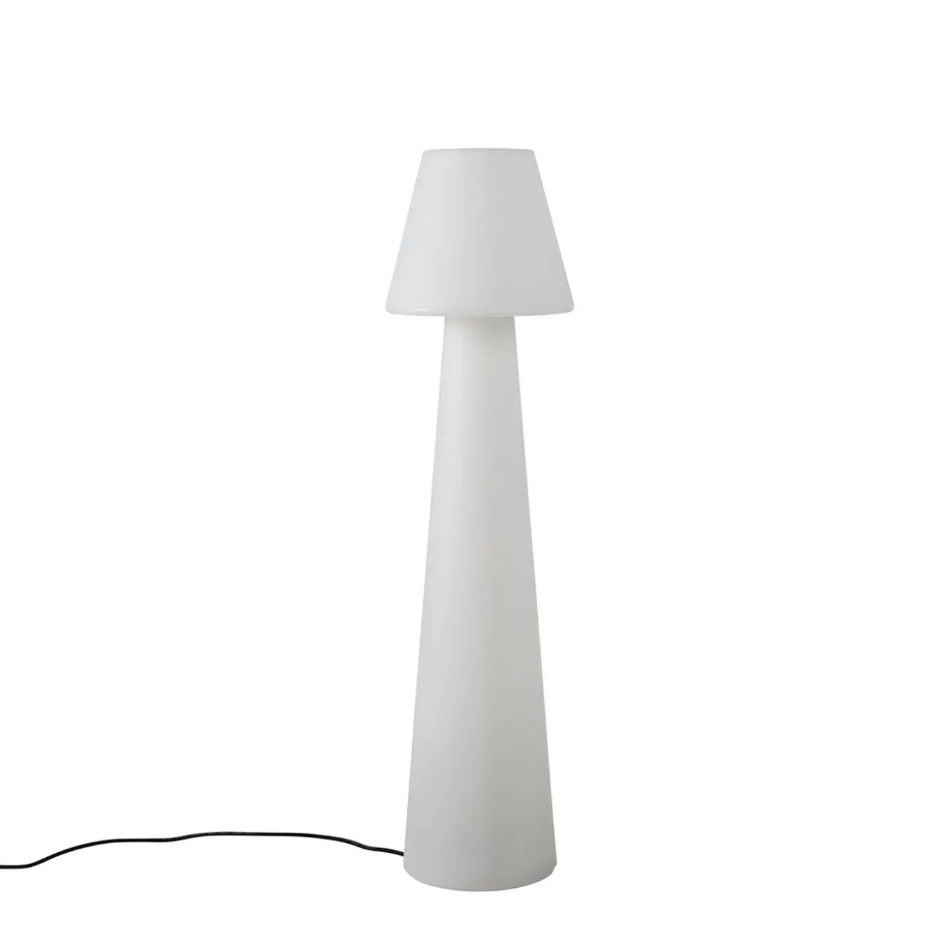 Qazqa Design Buiten Vloerlamp Mushroom Wit Ip44 - Katrijn