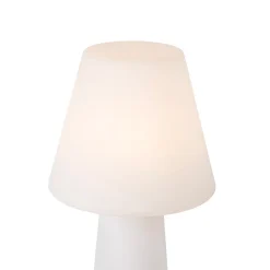 Qazqa Design Buiten Vloerlamp Mushroom Wit Ip44 - Katrijn